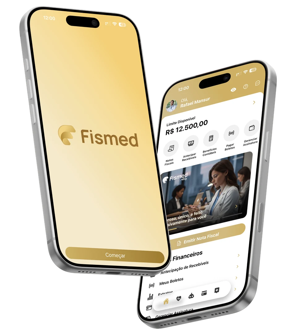 Aplicativo Fismed em smartphones